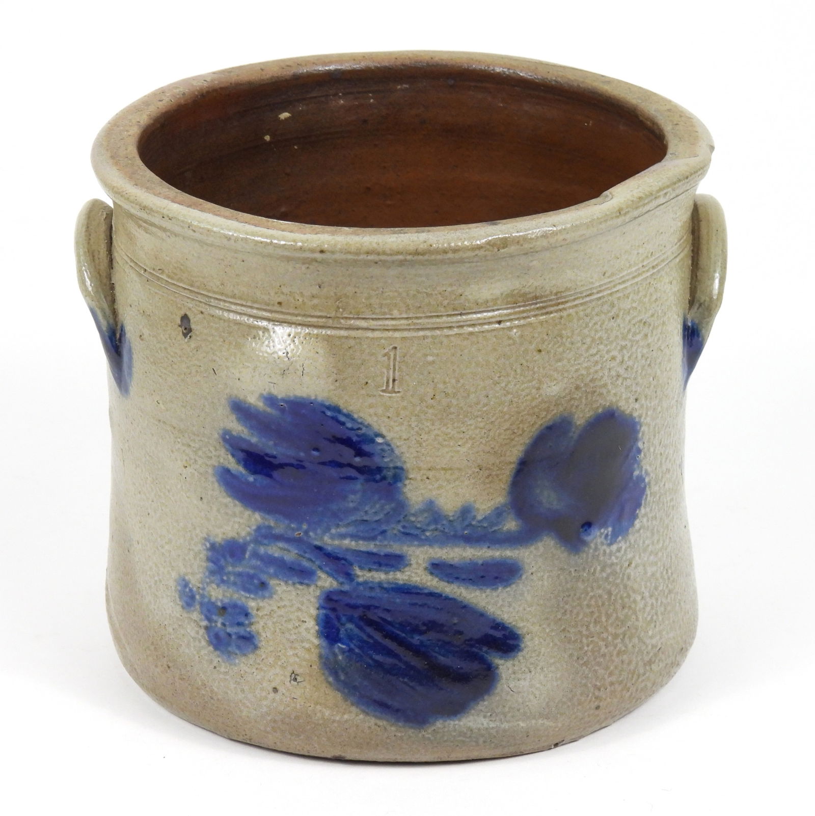 2PC F.T. Wright & Other 1 Gallon Stoneware Crocks - 2