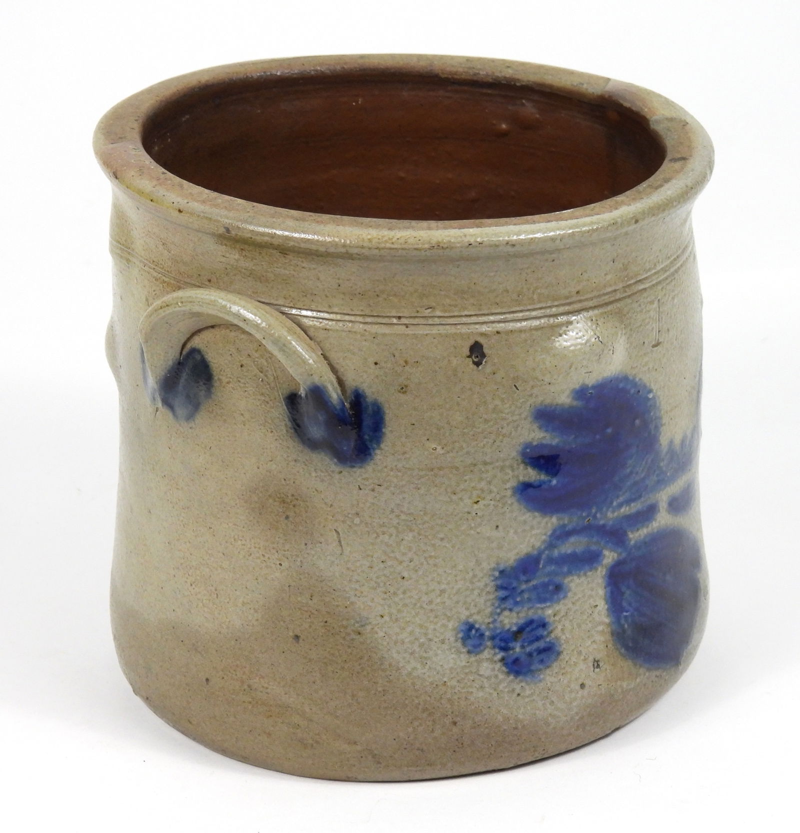 2PC F.T. Wright & Other 1 Gallon Stoneware Crocks - 3