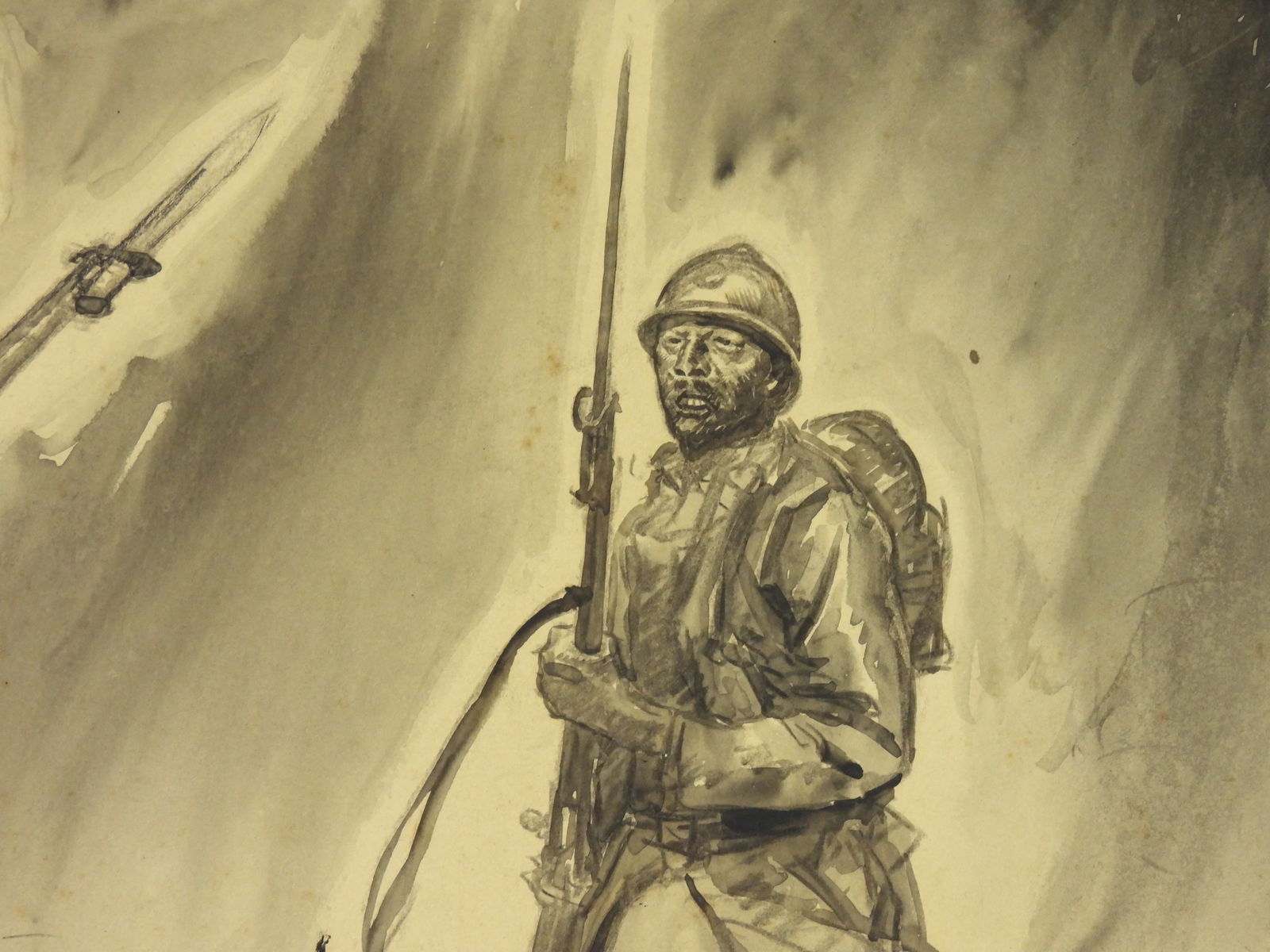 Herbert M. Stoops WWI Illustration Study - 3