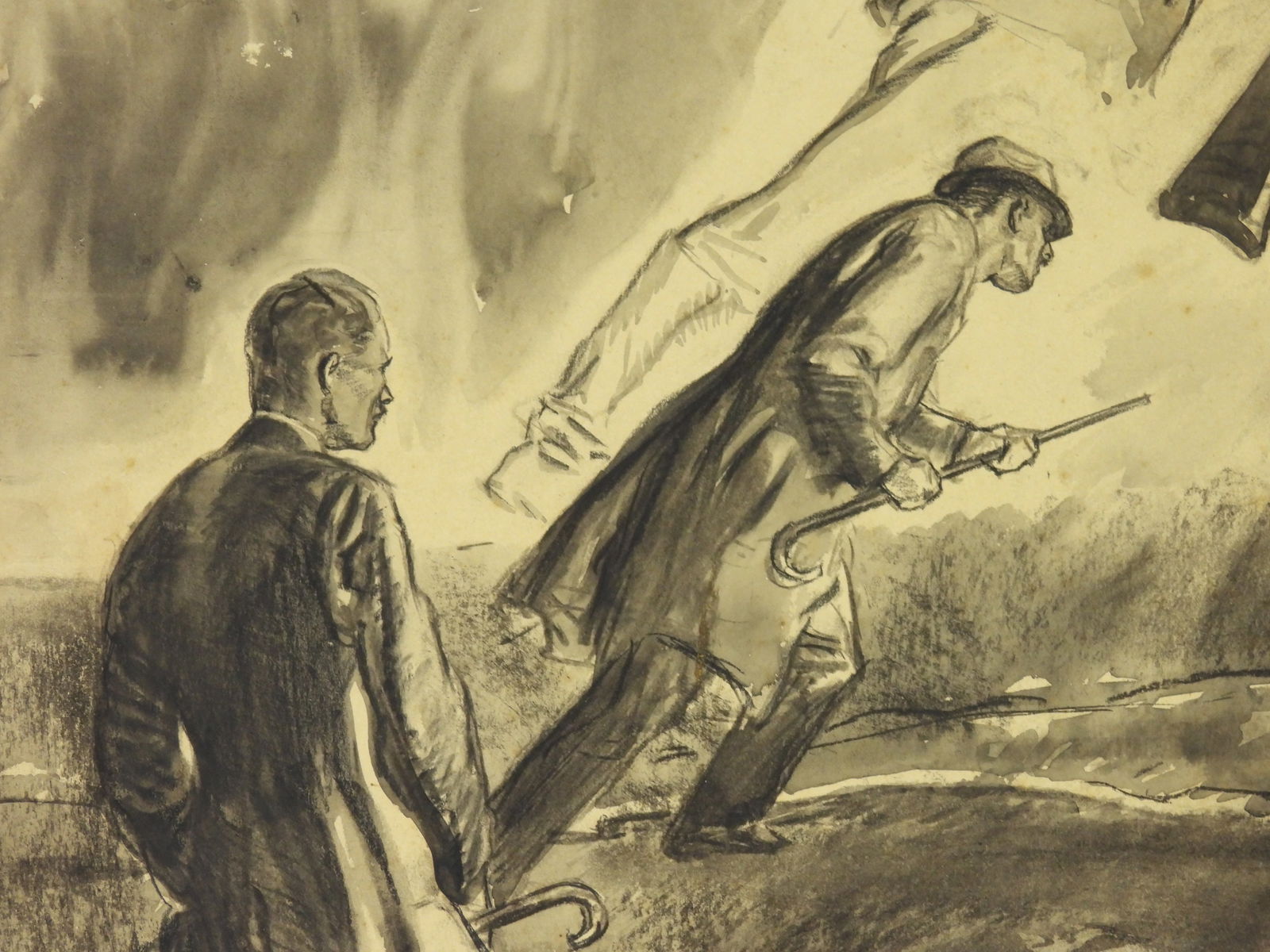 Herbert M. Stoops WWI Illustration Study - 4