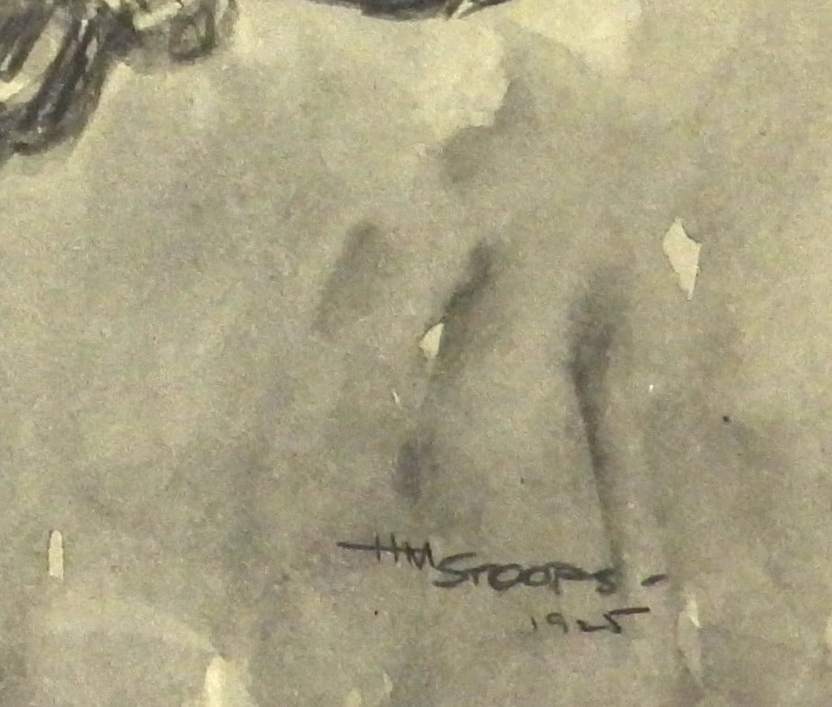 Herbert M. Stoops Illustrative Study Drawing - 3