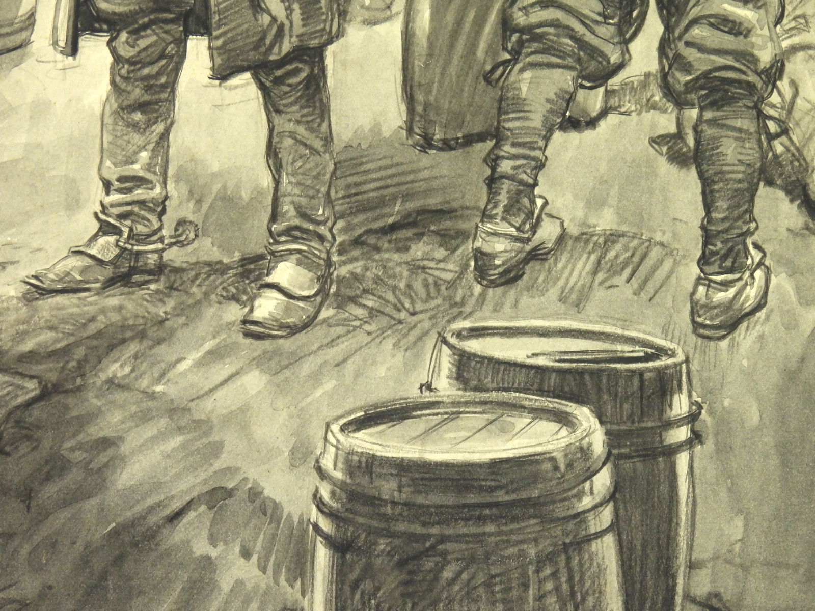 Herbert M. Stoops Illustrative Study Drawing - 5