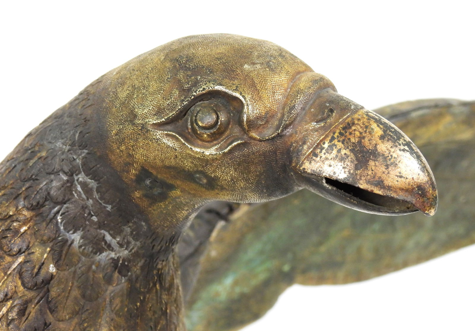 MCM Brass Eagle Sculpture - 5