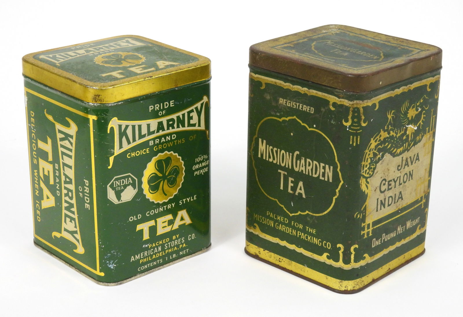 7PC Vintage Tea Canisters - 2