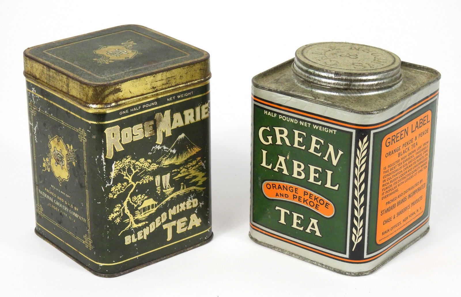 7PC Vintage Tea Canisters - 3