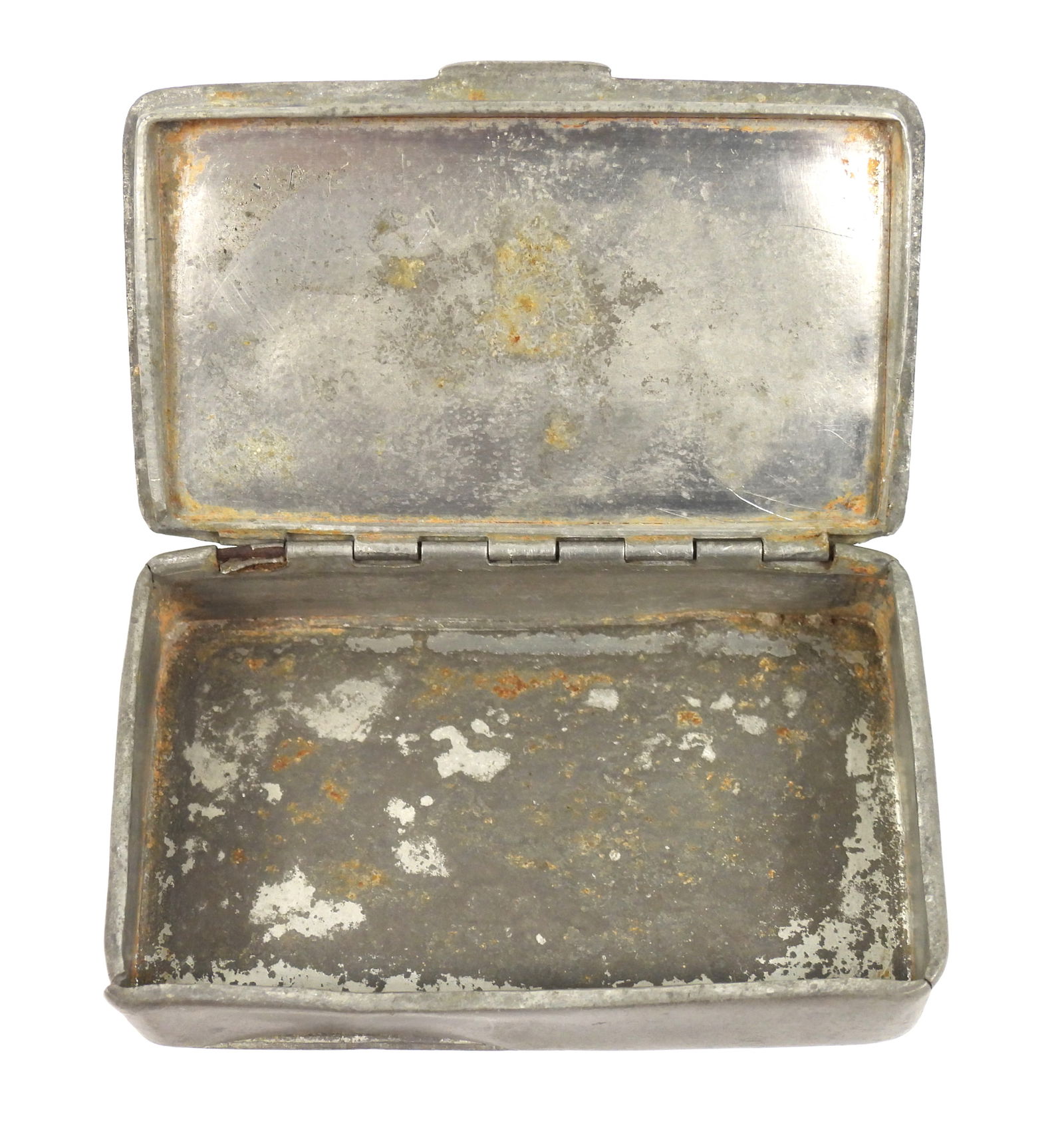 2PC 19C Pewter Tobacco Snuff Boxes - 3