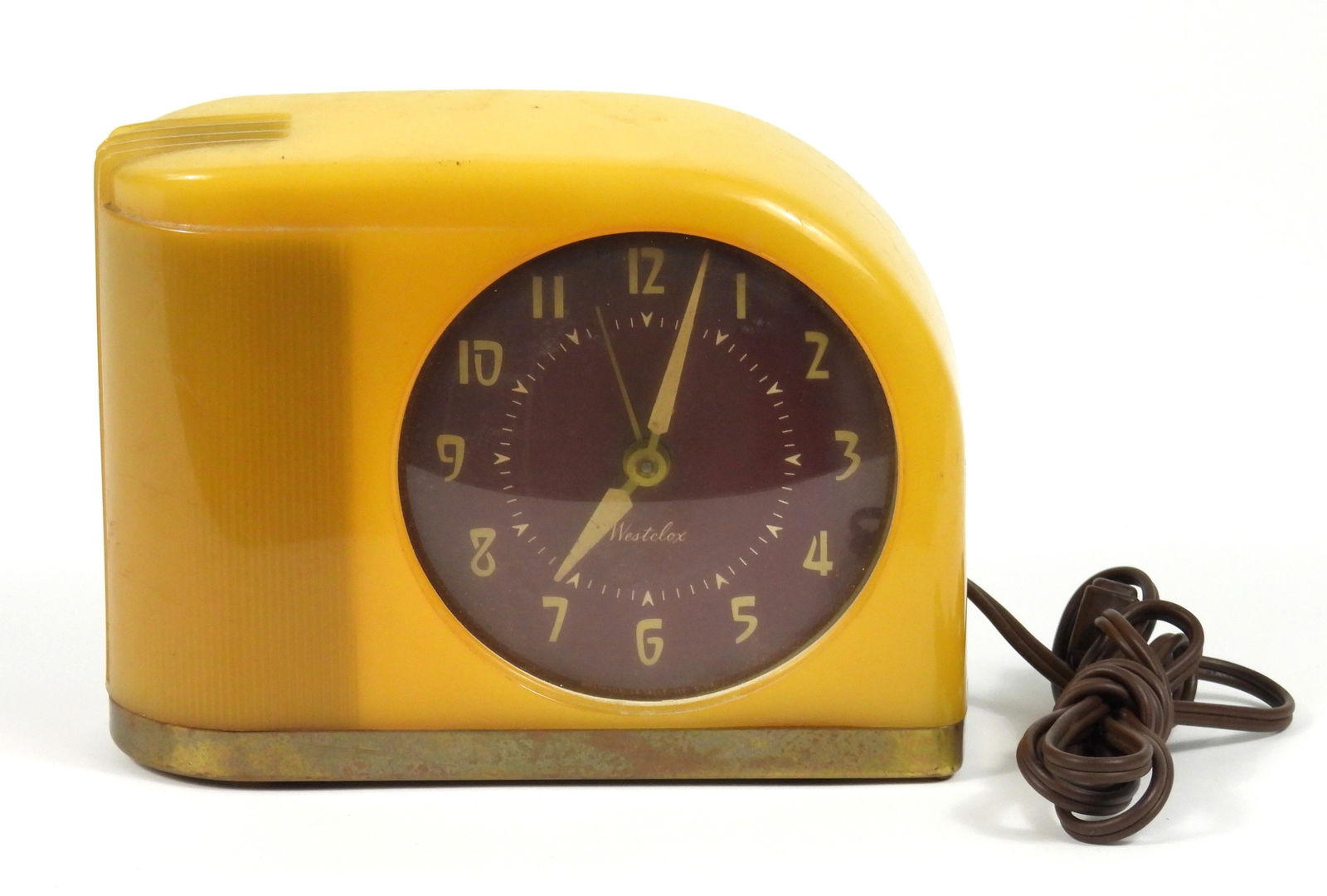 MCM Westclox Yellow Moonbeam Alarm Clock (1 of 5)