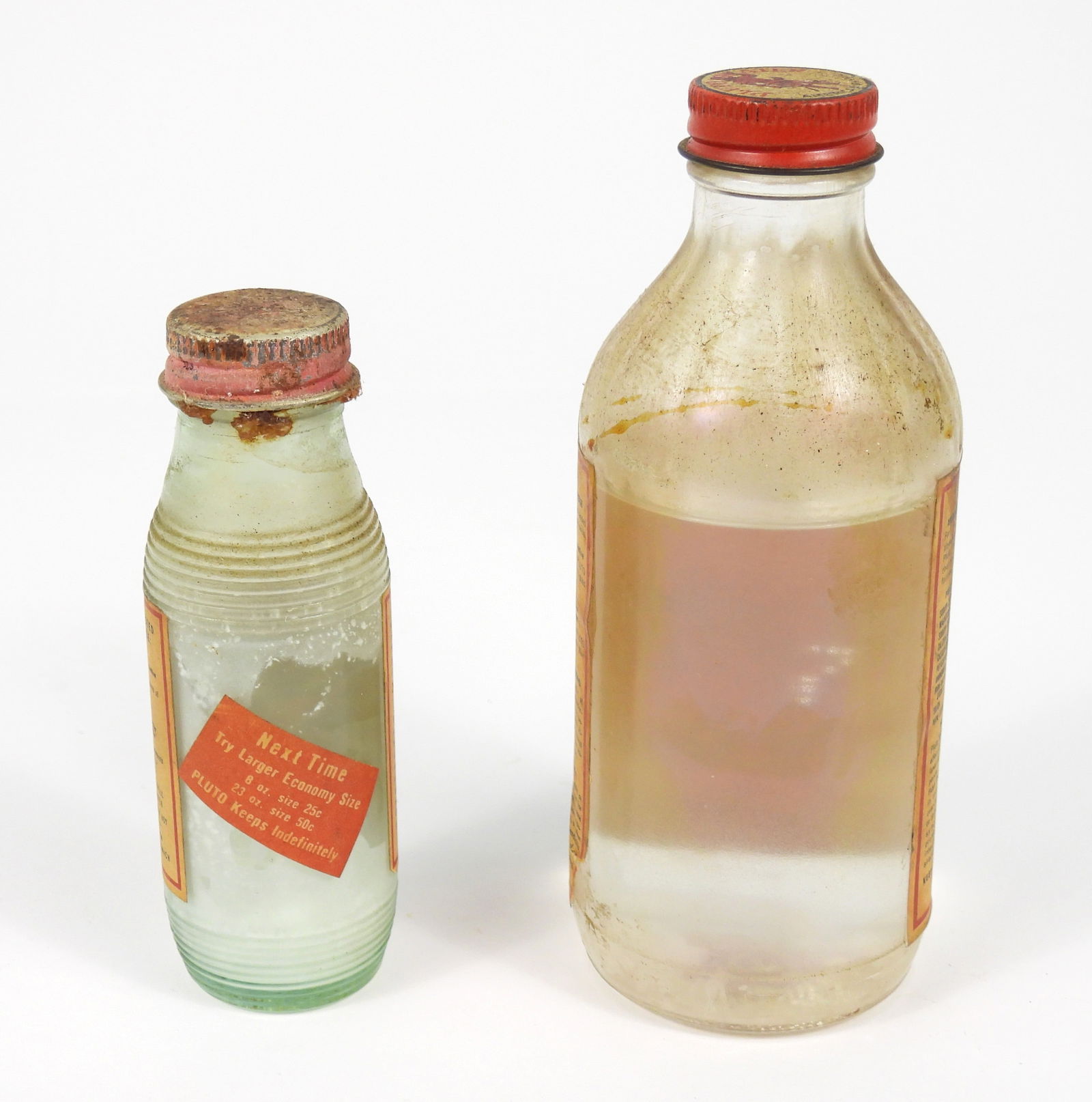 3PC Antique Glass Bottles - 10