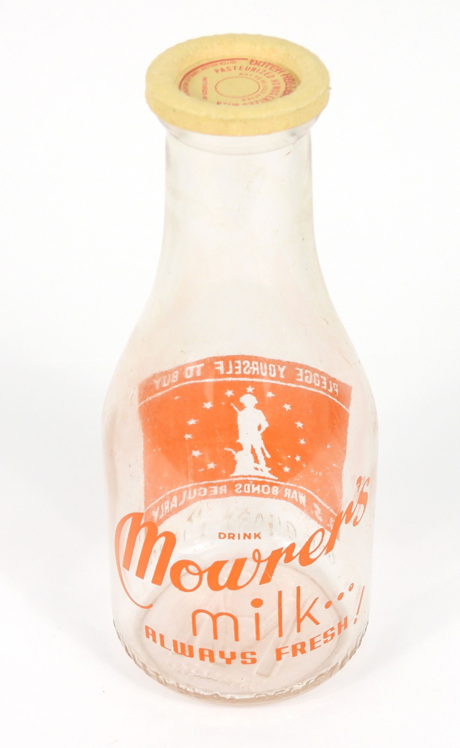 3PC Antique Glass Bottles - 2