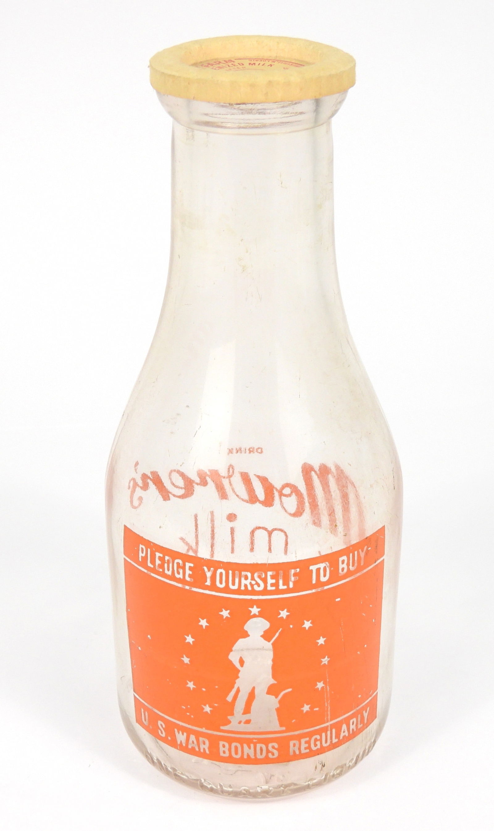 3PC Antique Glass Bottles - 4