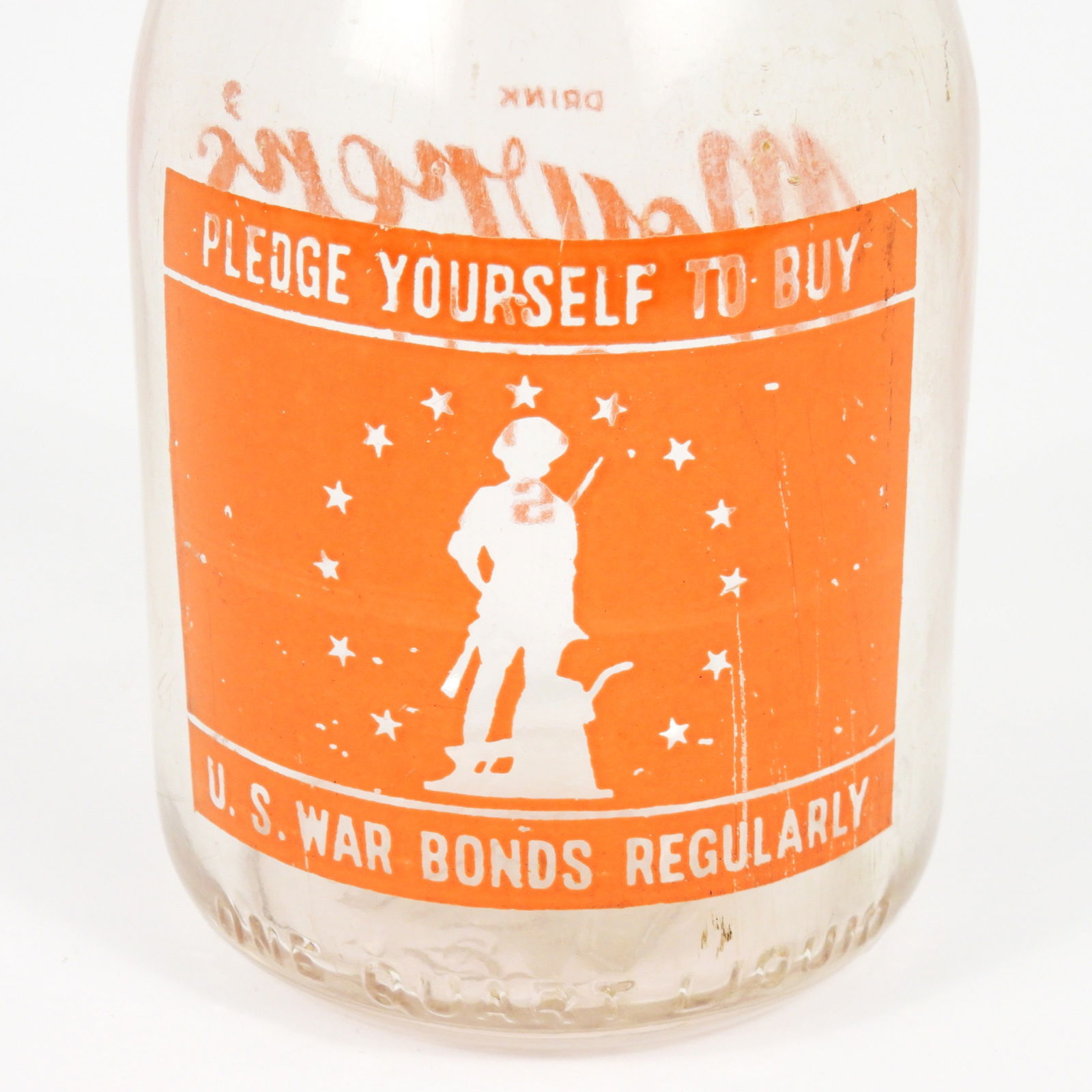 3PC Antique Glass Bottles - 5