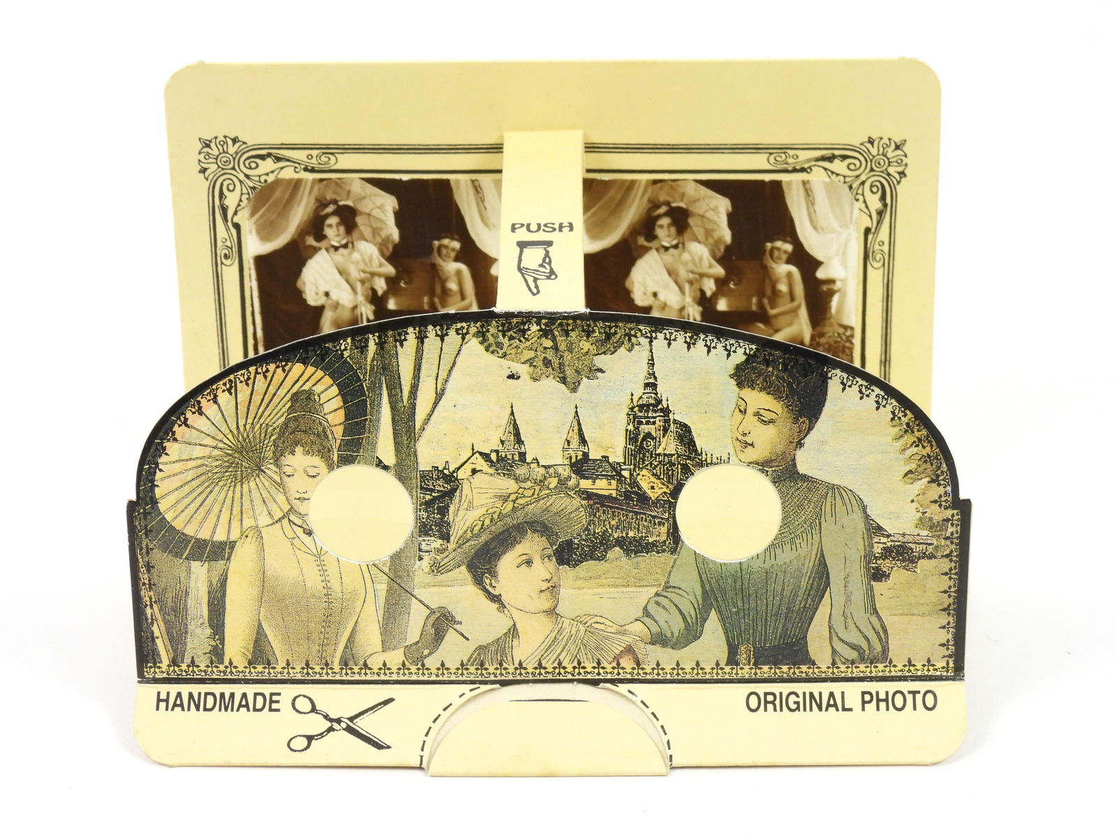 Vintage Nude Stereoscopic Postcard - 2