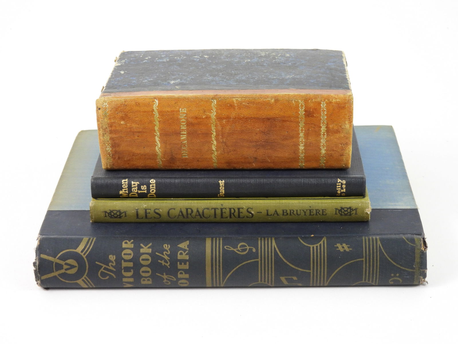 4PC Domestic & Foreign Antique Books (1 of 12)