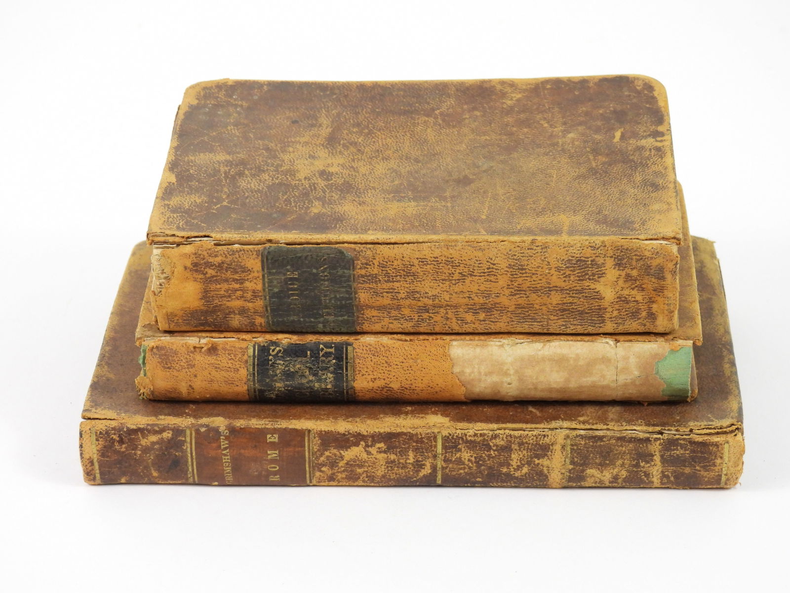 3PC 19C Assorted Books: 1836-1845, Print on paper. Includes an 1836 "The Descriptive, Sentimental, and Humorous Album" published by N. Hickman, an 1845 "The Wonders of the Earth" by Rev. J. L. Blake, and an 1839