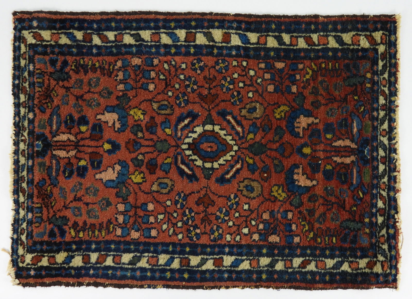Semi Antique Small Lilihan Style Scatter Rug (1 of 4)