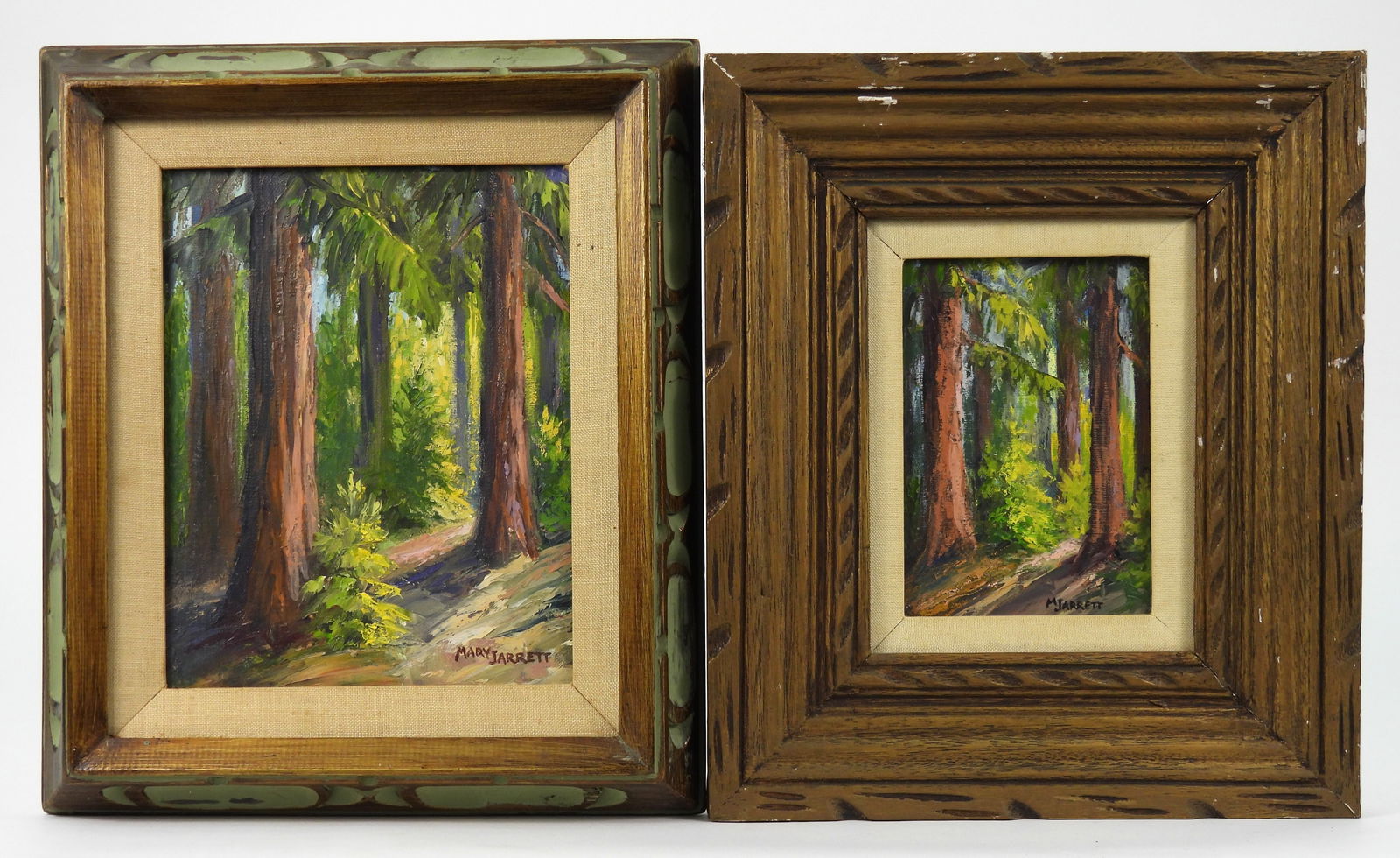 2PC Mary Jarrett Forest Landscape Paintings (1 of 9)