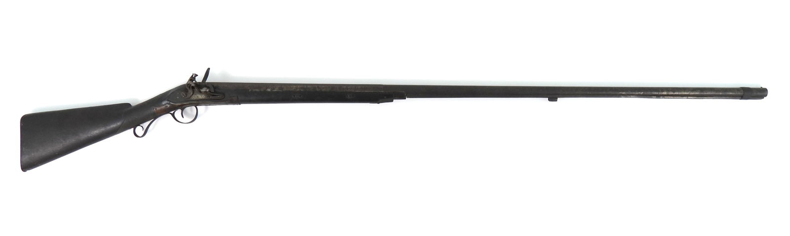 Antique Long Barrel Flintlock Wall Hanger (1 of 8)