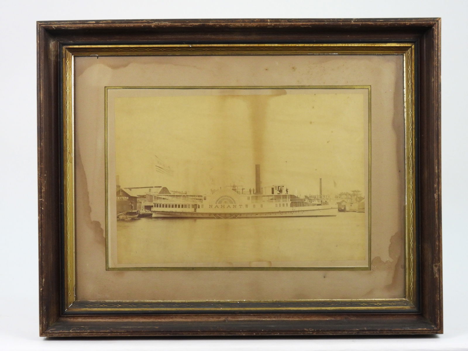 Antique Nahant Steamboat Albumen Photograph (1 of 6)