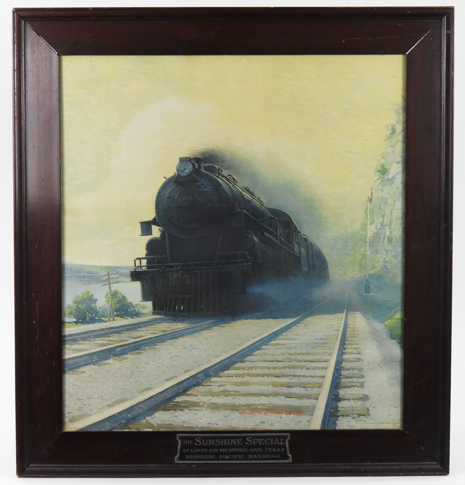 William Foster Sunshine Special Train Lithograph (1 of 5)