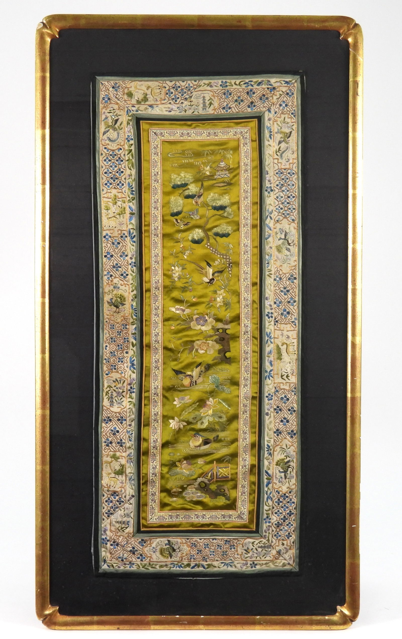 Chinese Avian Embroidered Silk Textile (1 of 14)