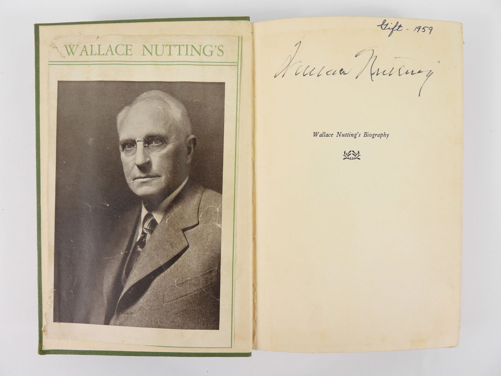 8PC Wallace Nutting Signed Book & Prints - 3