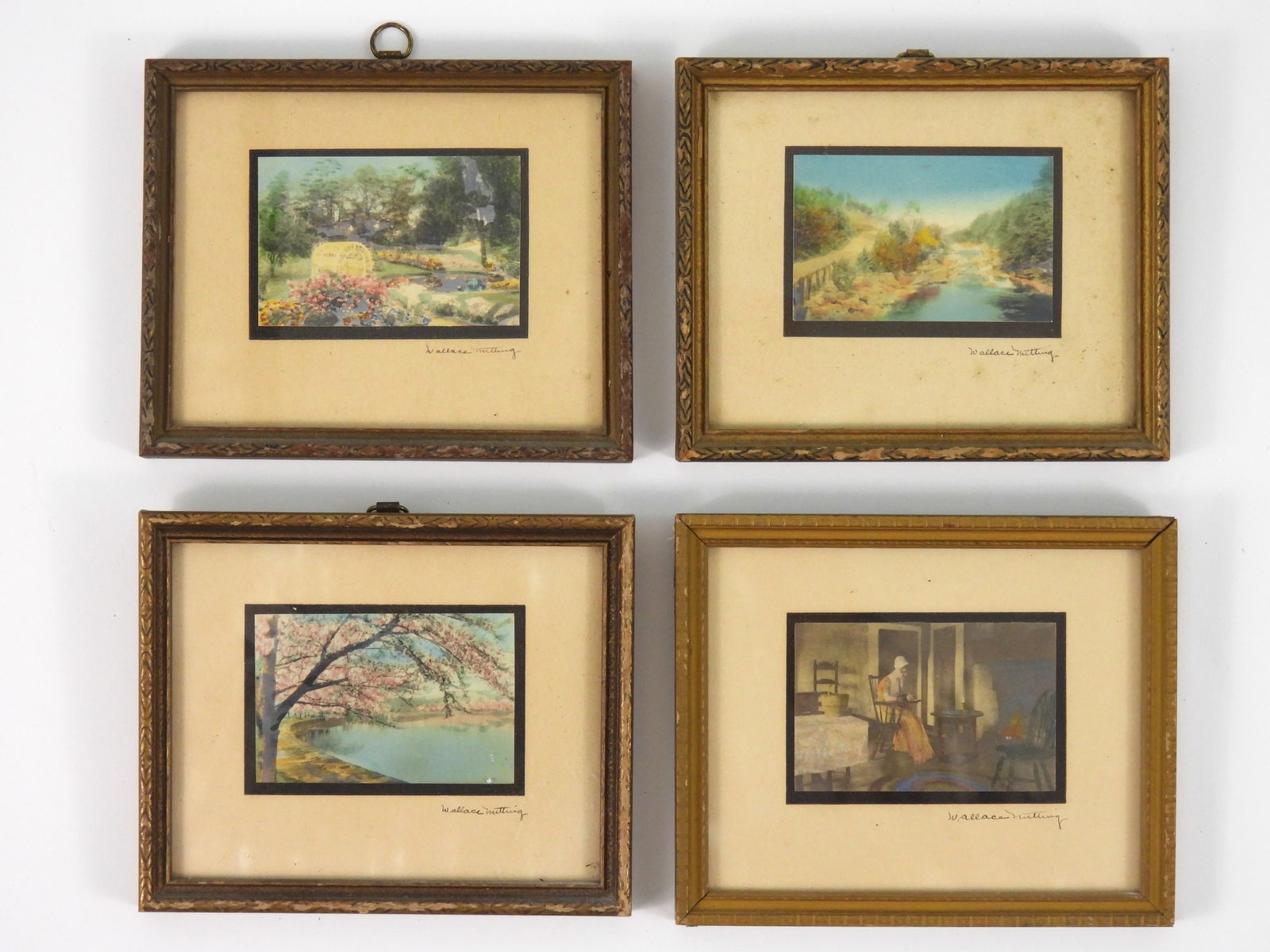 8PC Wallace Nutting Signed Book & Prints - 5