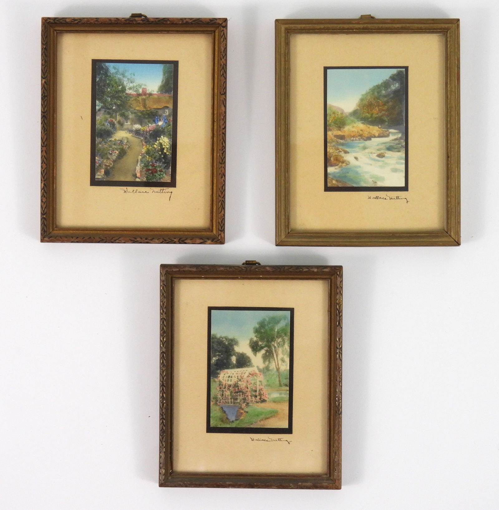 8PC Wallace Nutting Signed Book & Prints - 6