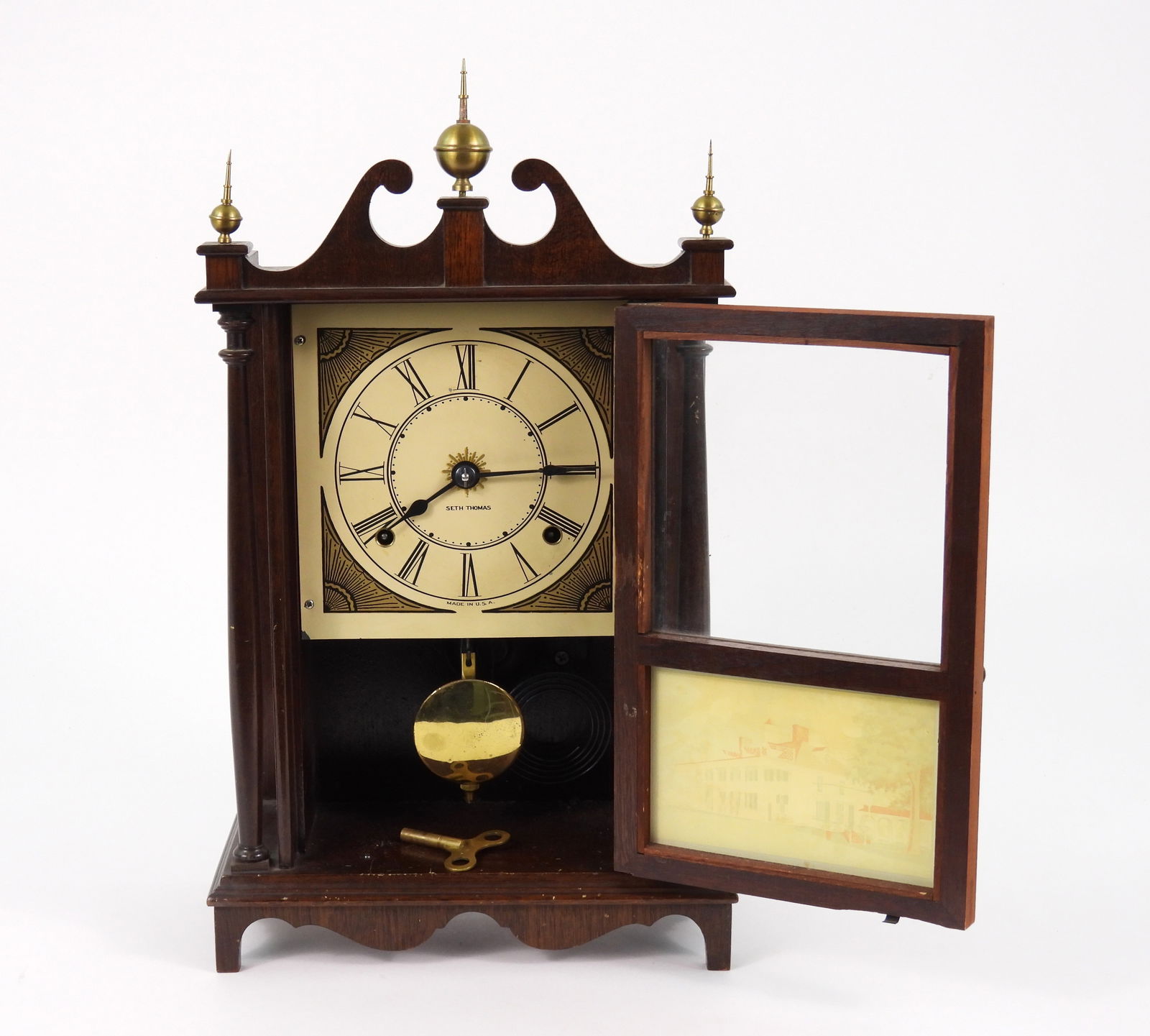 Seth Thomas Mount Vernon Mantel Clock - 5