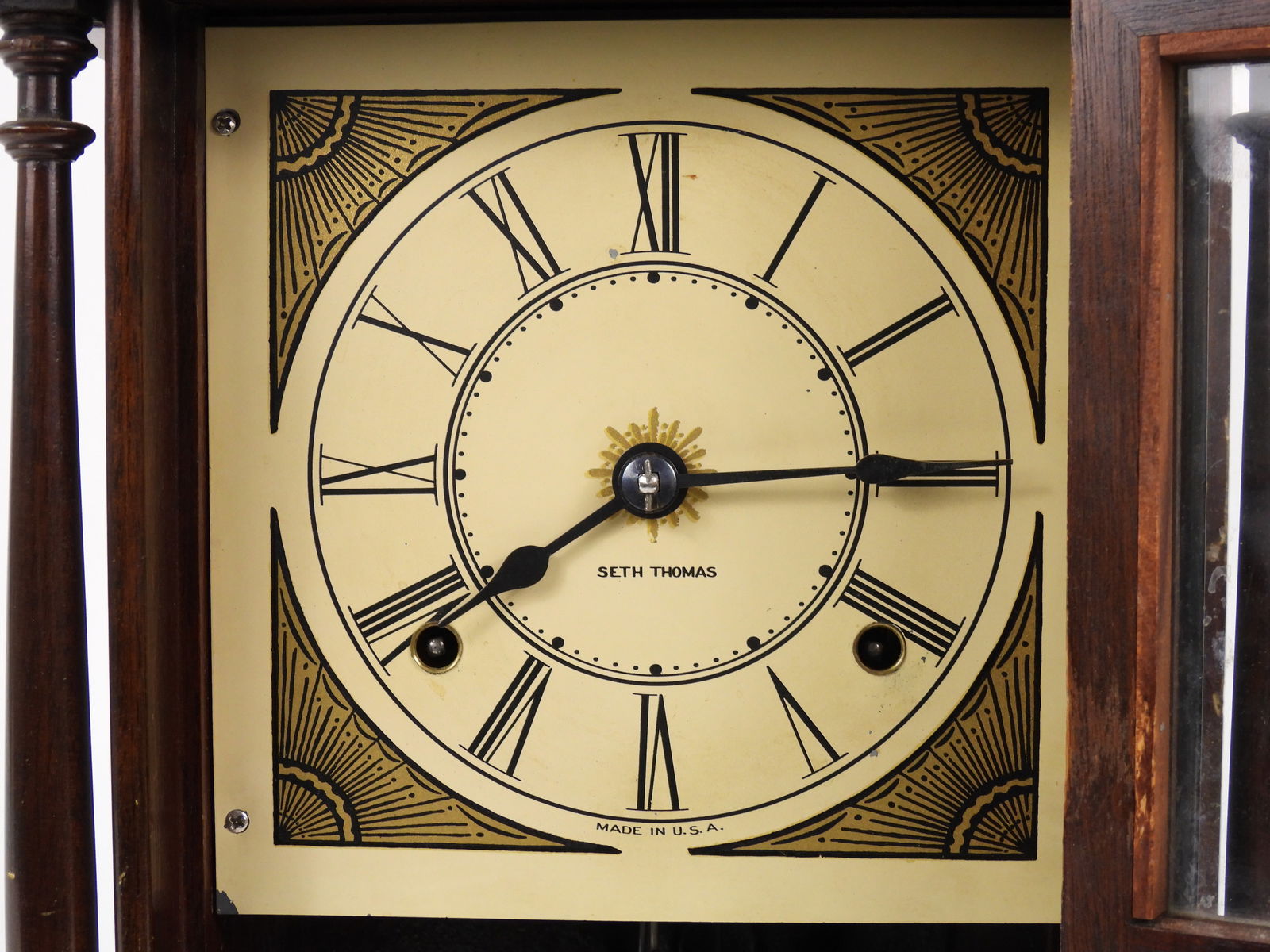 Seth Thomas Mount Vernon Mantel Clock - 6