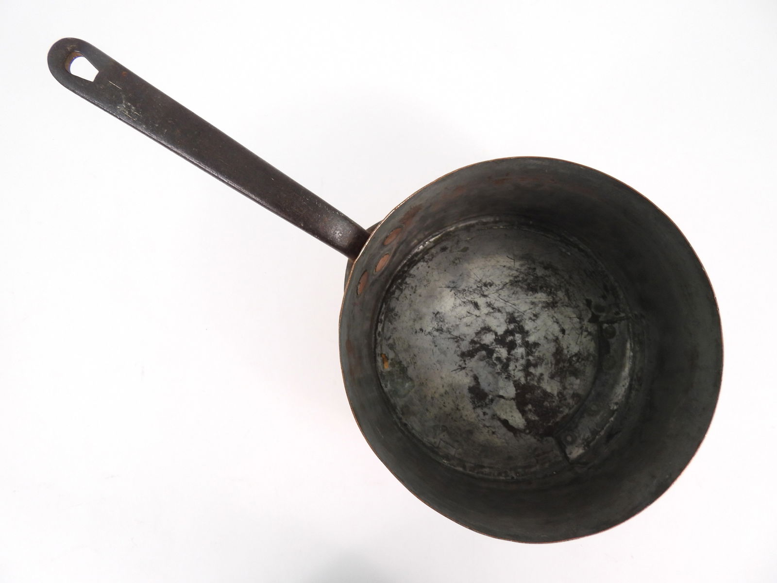 2PC Antique Copper Pans - 5