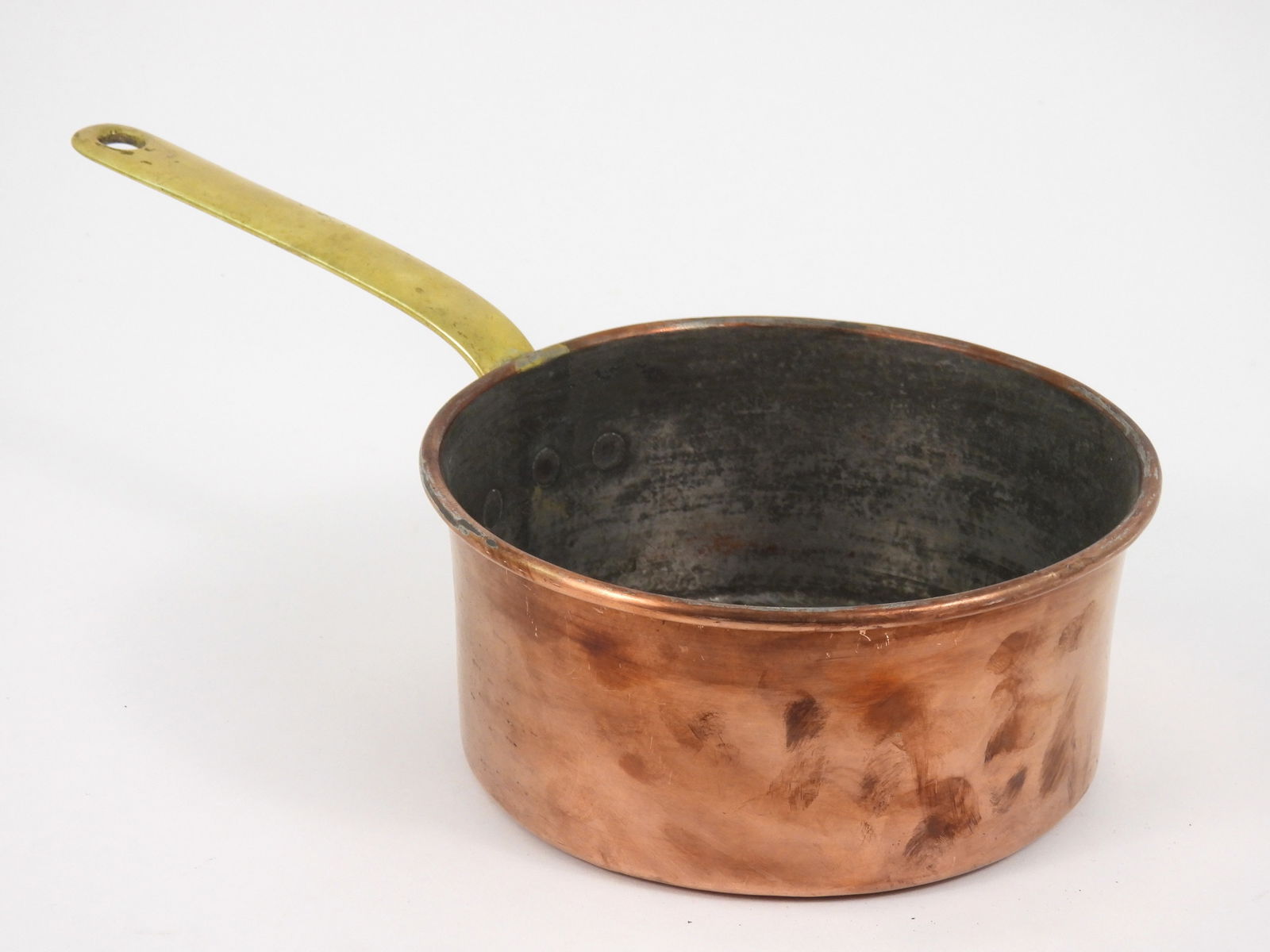 2PC Antique Copper Pans - 7