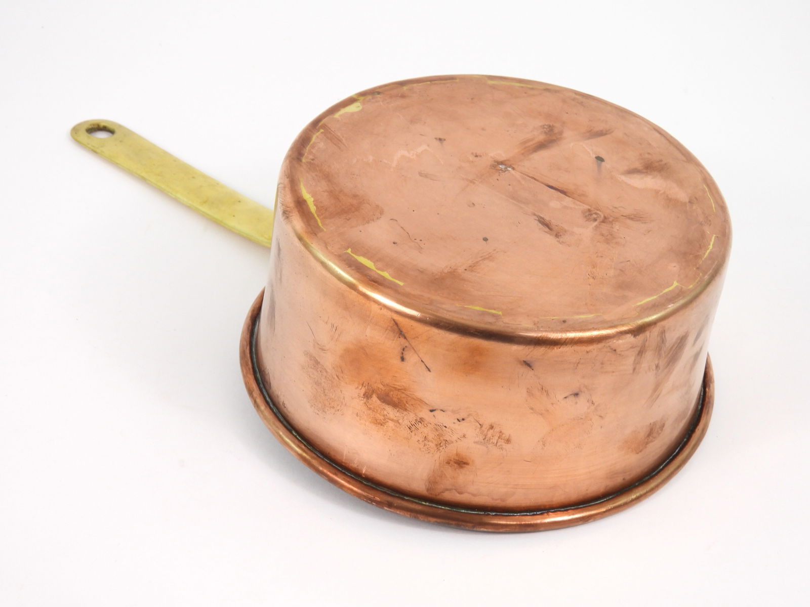 2PC Antique Copper Pans - 9