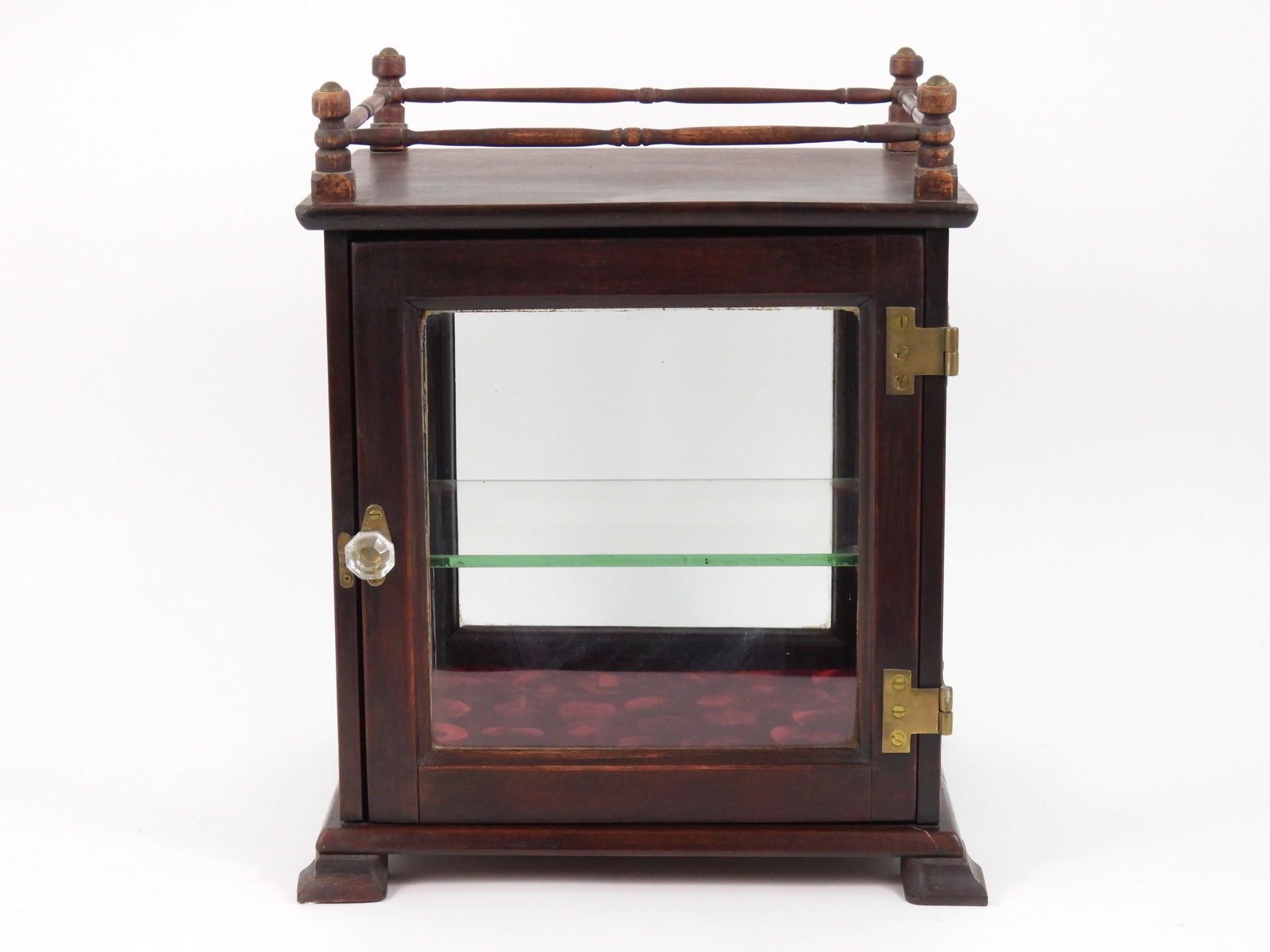 Antique Diminutive Adjustable Shelf Display Case (1 of 5)