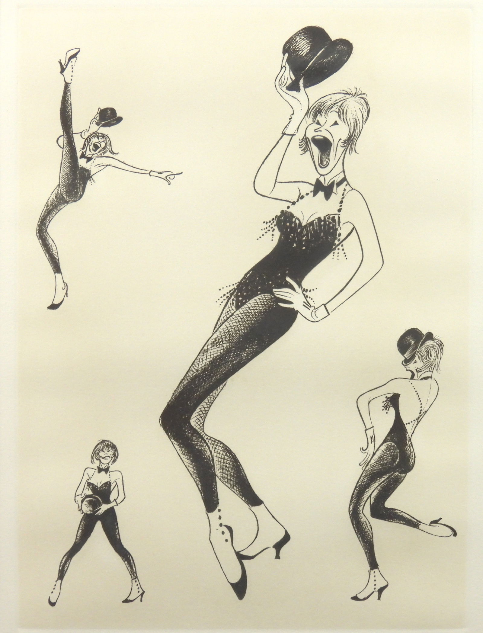 Albert Hirschfeld Shirley MacLaine Etching - 2