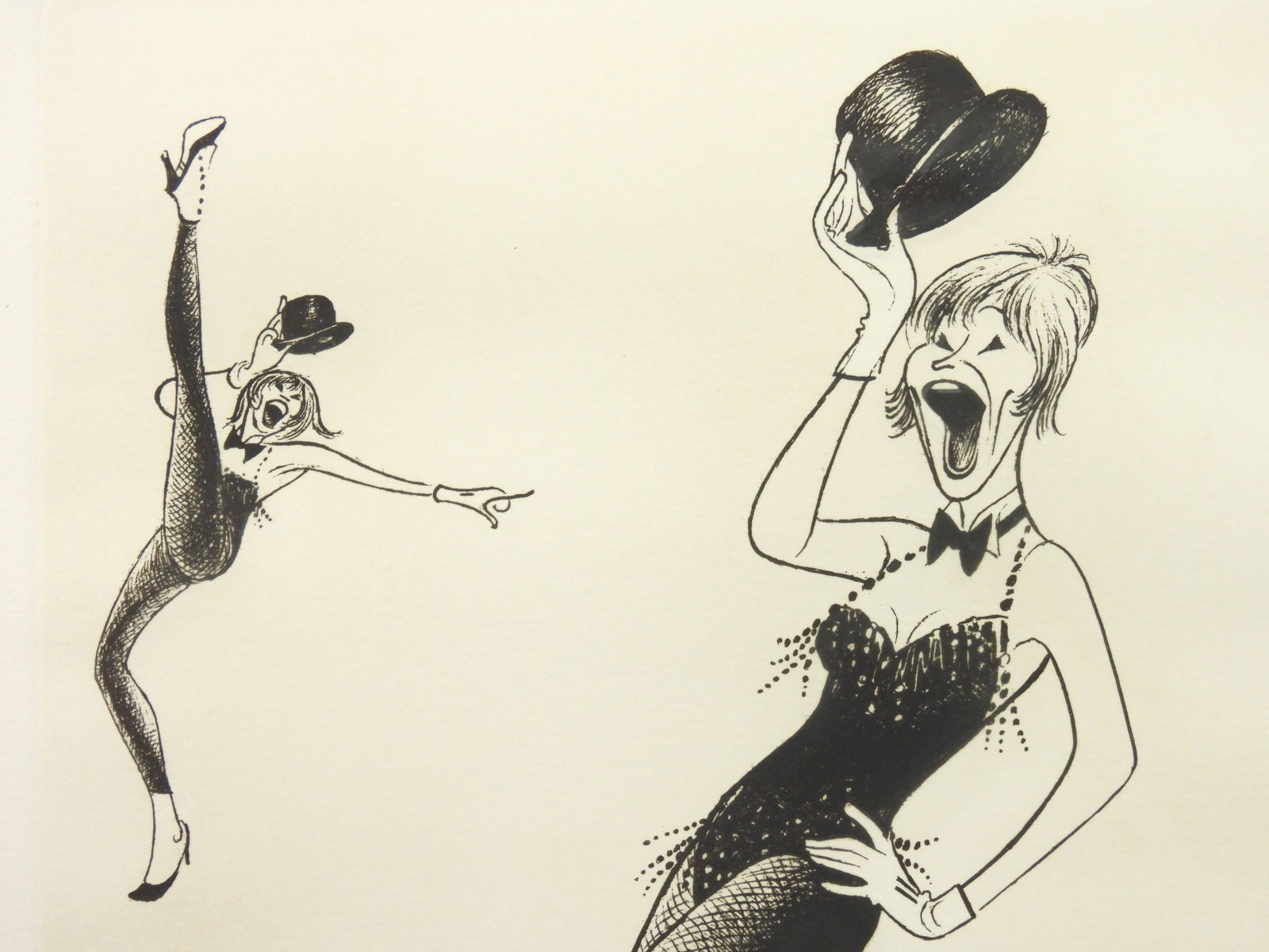 Albert Hirschfeld Shirley MacLaine Etching - 3