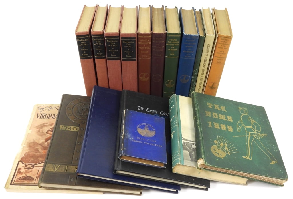 Group of Virginia-related Military Books: The Year Book of the Virginia National Guard, 1923; Historical and Pictorial Review National Guard of the Commonwealth of Virginia, 1940; The Tradition Continues: A History of the Virginia National