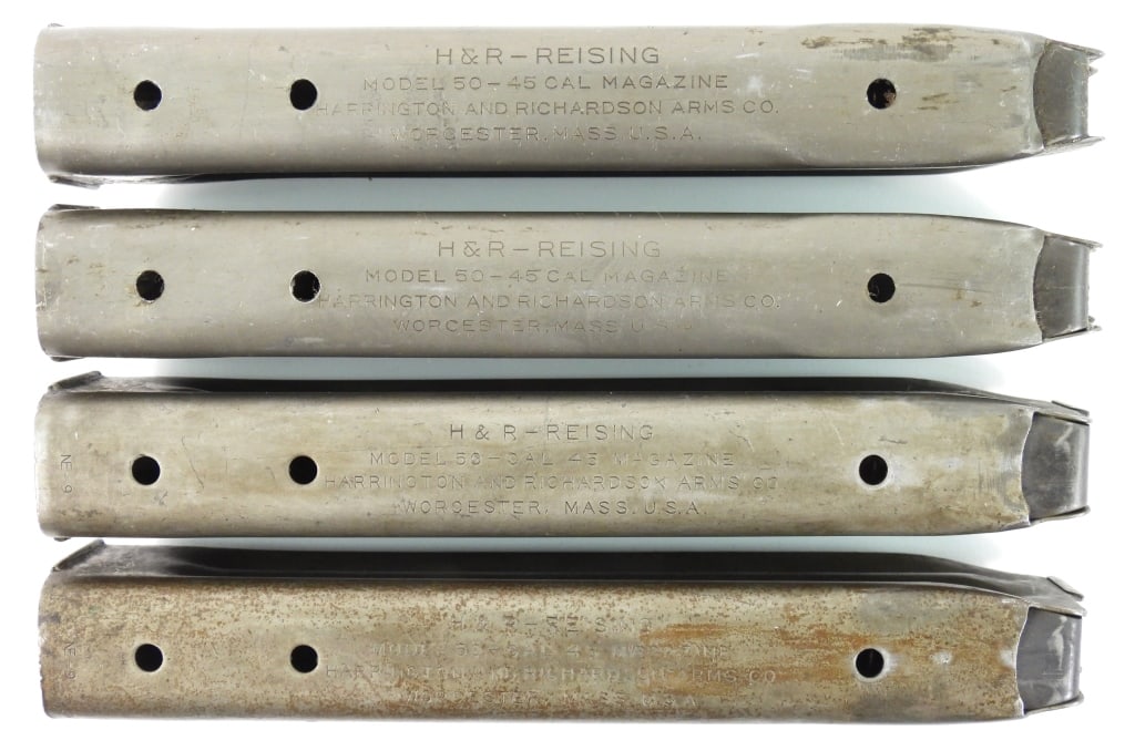 Four Reising Model 50/55/60 Magazines - 2