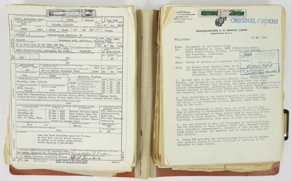 Colonel Alexander A. Elder USMC Ephemera - 13