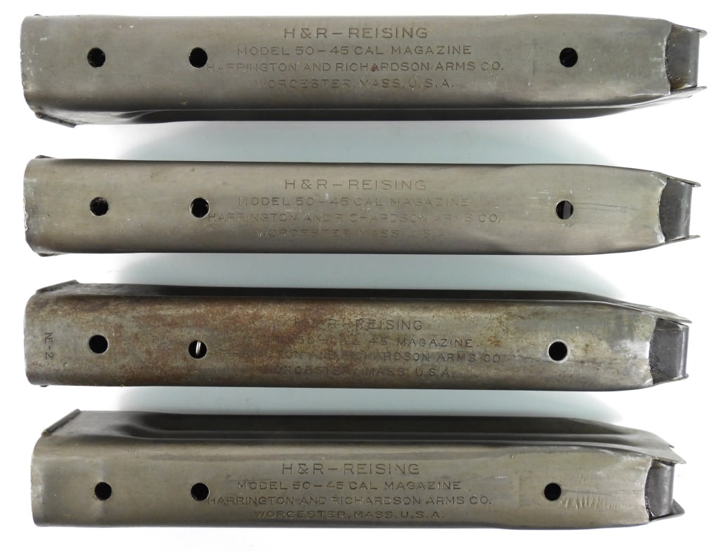 Four Reising Model 50/55/60 Magazines - 2