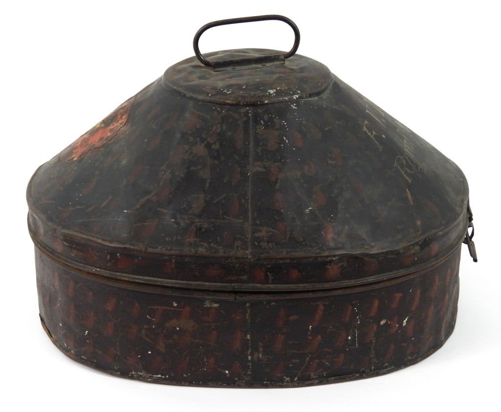 Painted Tin Royal Marines Hat Box - 3