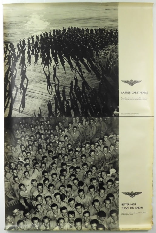 Nine WWII US Navy Aviation Training Posters - 8