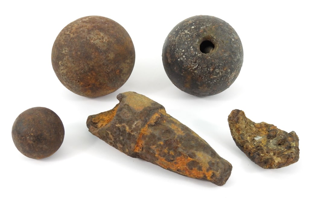 Group of Relic Inert Artillery Rounds (1 of 7)