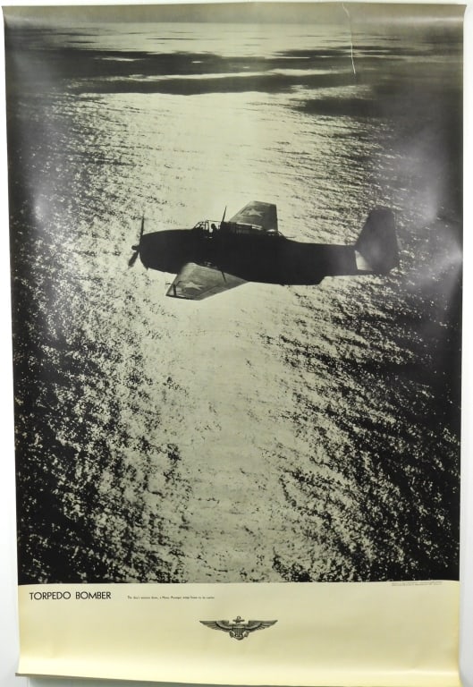 Nine WWII US Navy Aviation Training Posters - 4