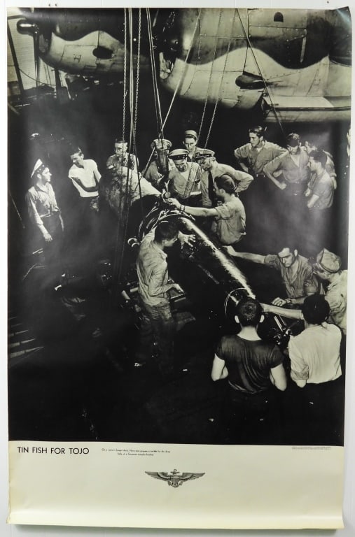 Nine WWII US Navy Aviation Training Posters - 8