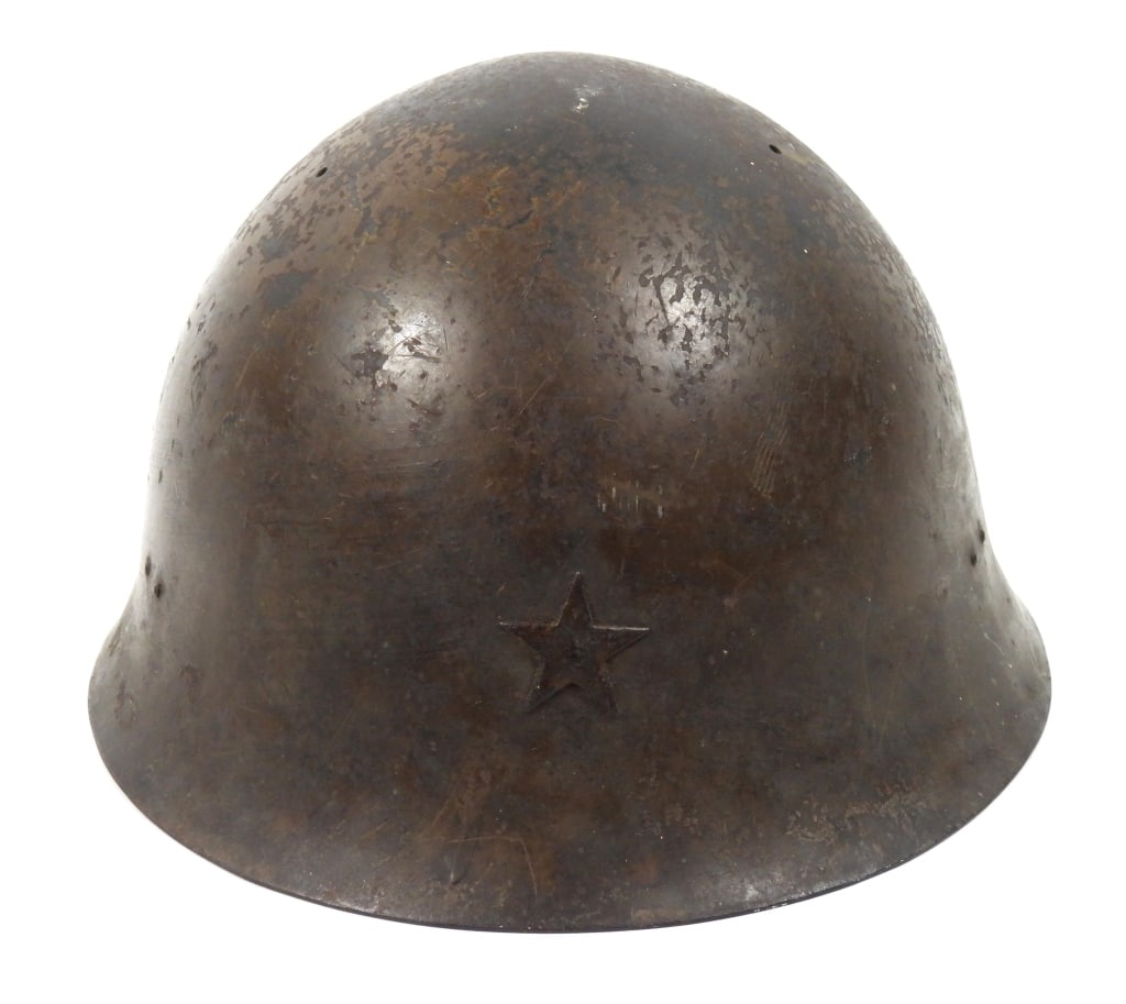 Two WWII Imperial Japanese Helmets - 2
