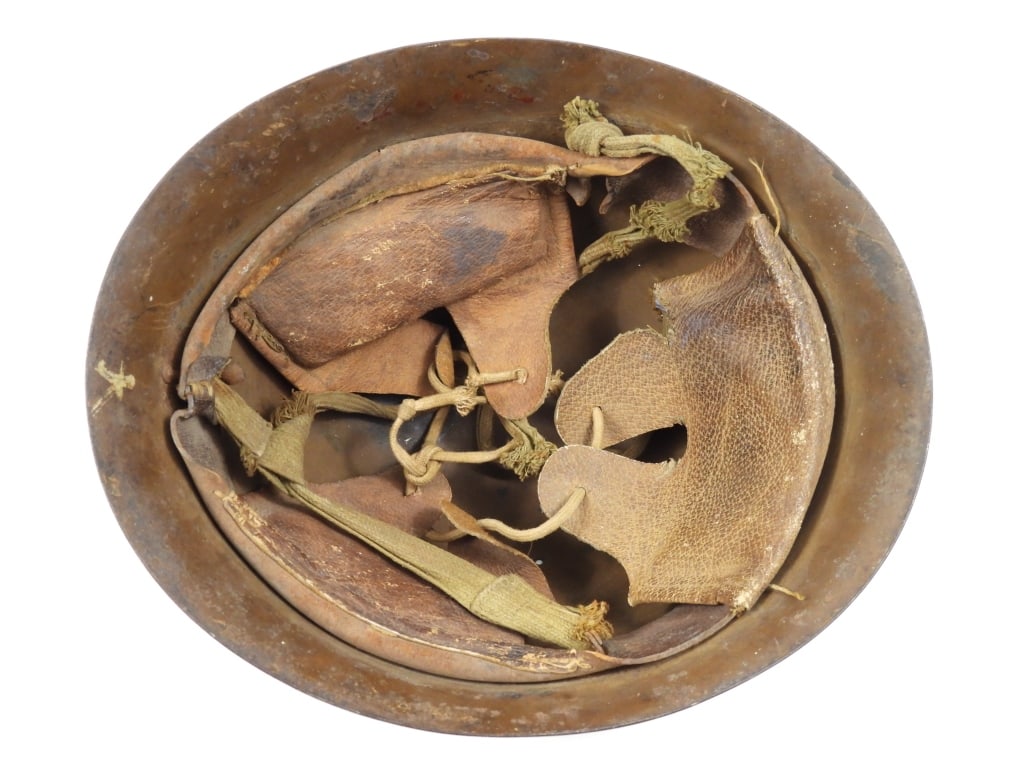 Two WWII Imperial Japanese Helmets - 5