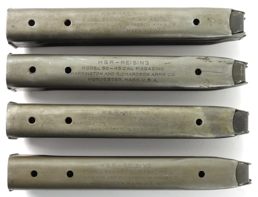 Four Reising Model 50/55/60 Magazines - 2