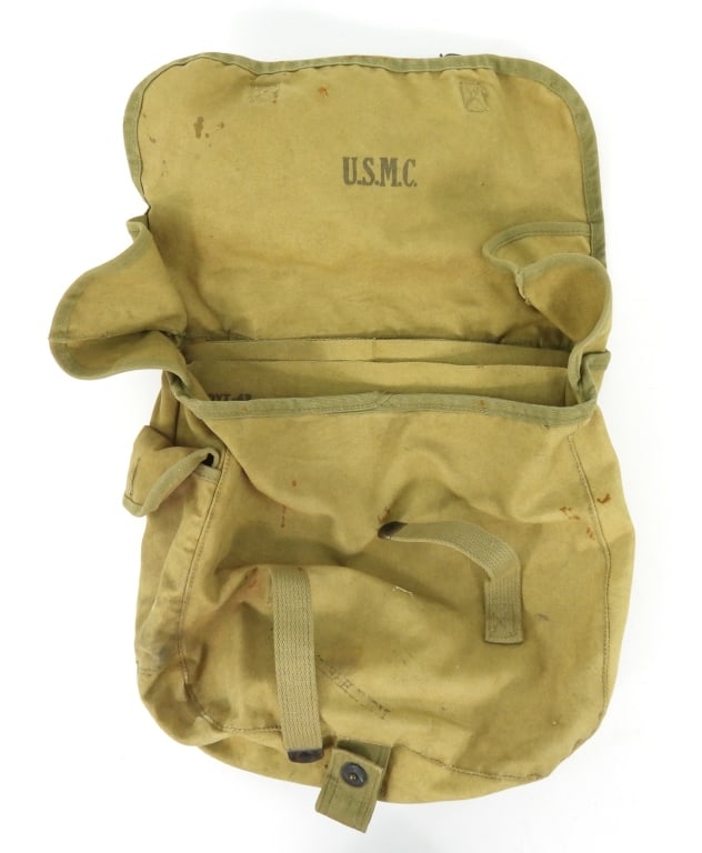 Identified USMC Musette Bag and Dispatch Case - 10
