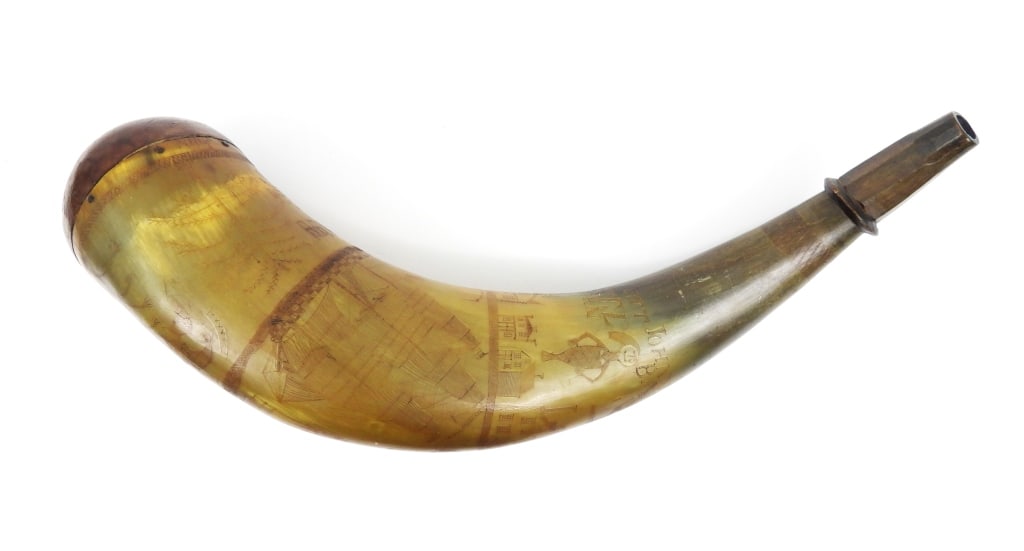 Ballard Bartlett's Engraved Powder Horn (1 of 14)