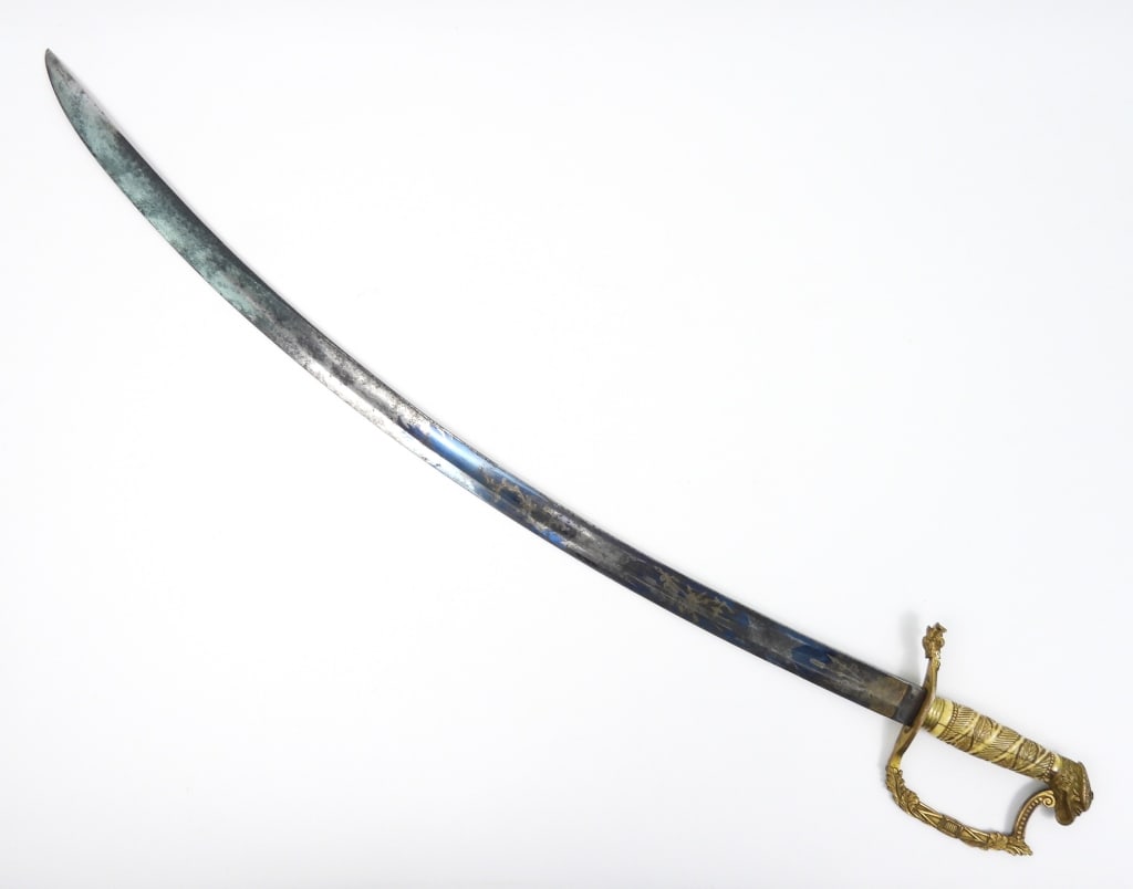 Eagle Pommel Sword and Scabbard - 6
